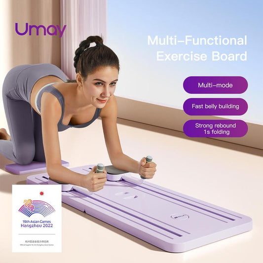 (BUY 1 GET 1 FREE) Foldable Ab Exercise Board with Resistance Bands for Core Training