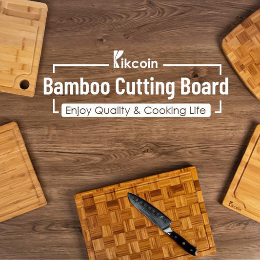 (BUY 1 GET 2 FREE Sets) End Grain Cutting Board Set (3pcs) with Holder – Extra Large Butcher Block